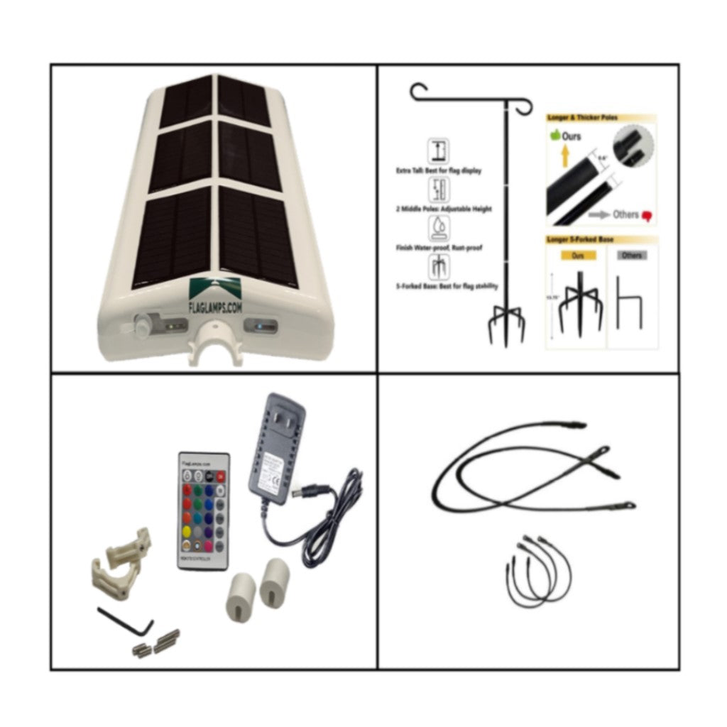 The FlagLamps RGBW LED+ Bundle