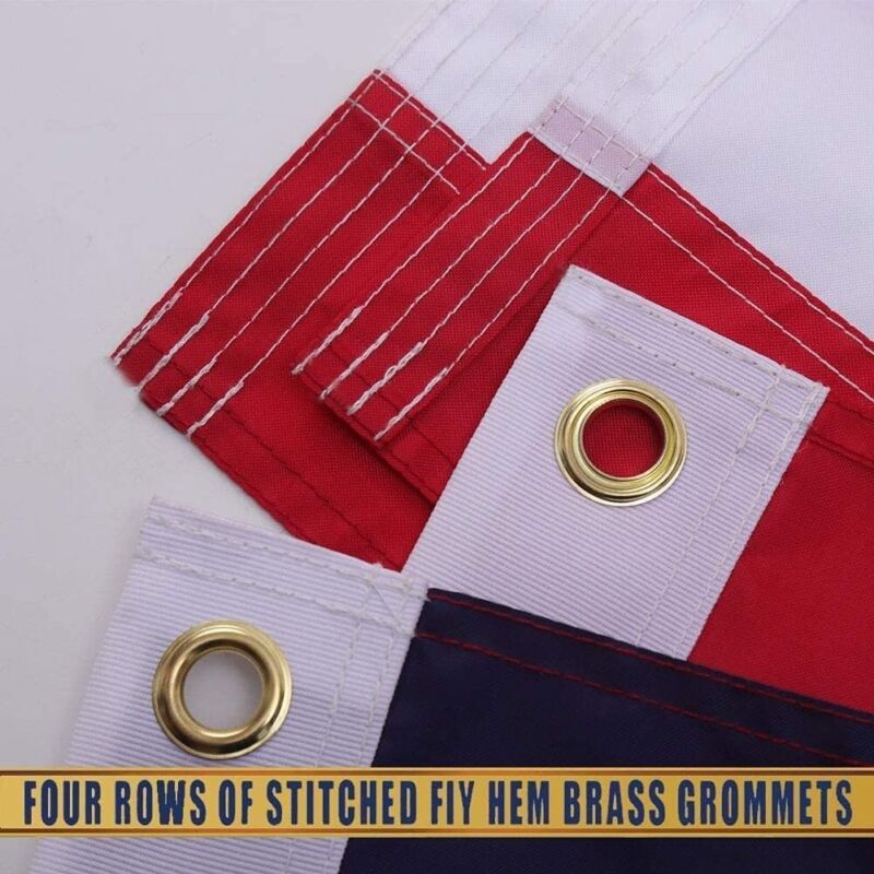 US American Flag 100% MADE IN USA Luxury Embroidered United States House Flag