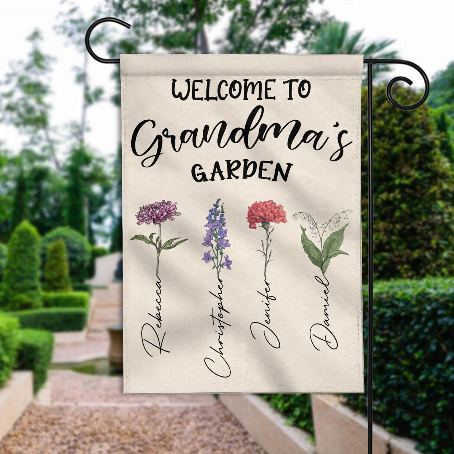 Grandma's Garden Flag