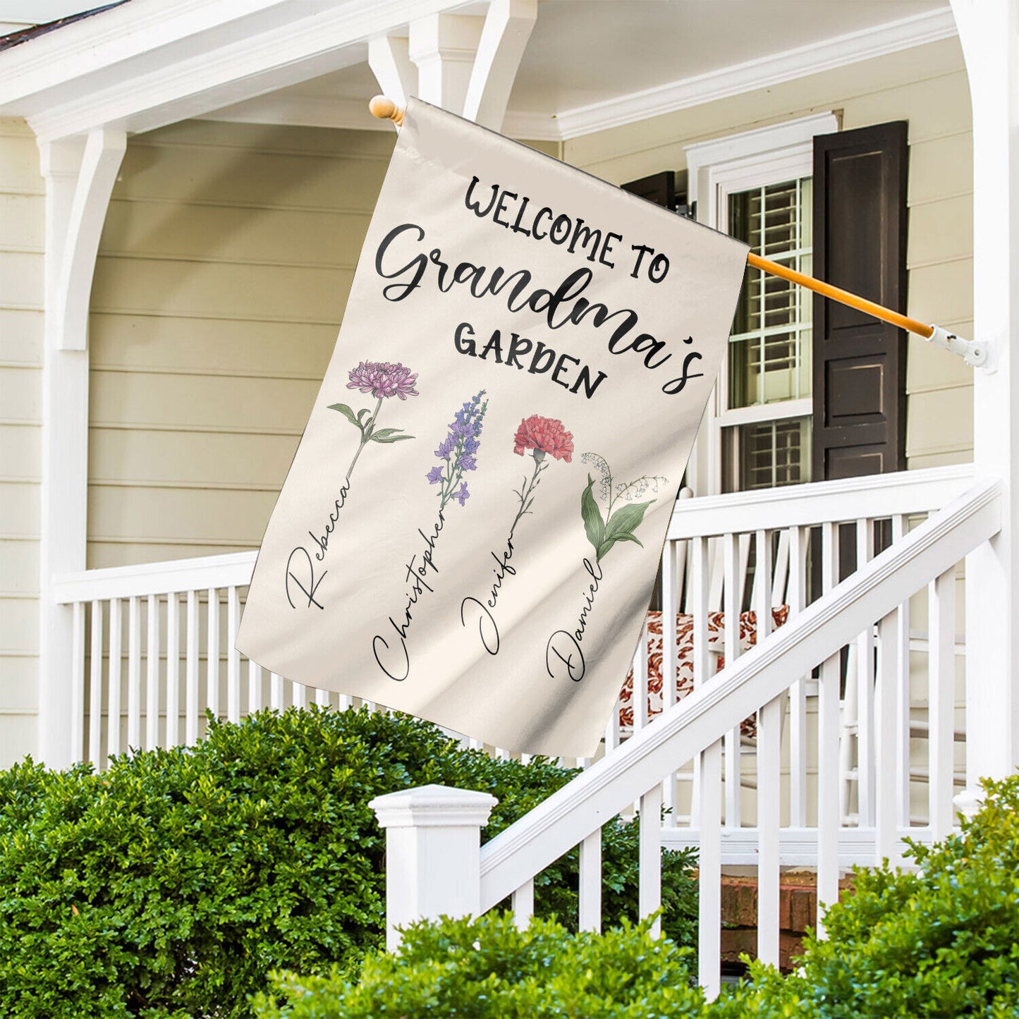 Grandma's Garden Flag