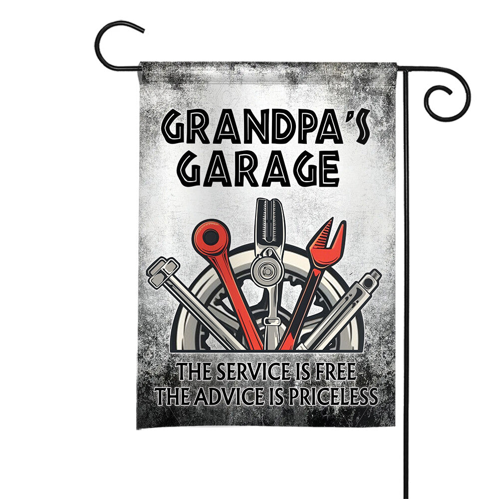 Grandpa's Garage Flag