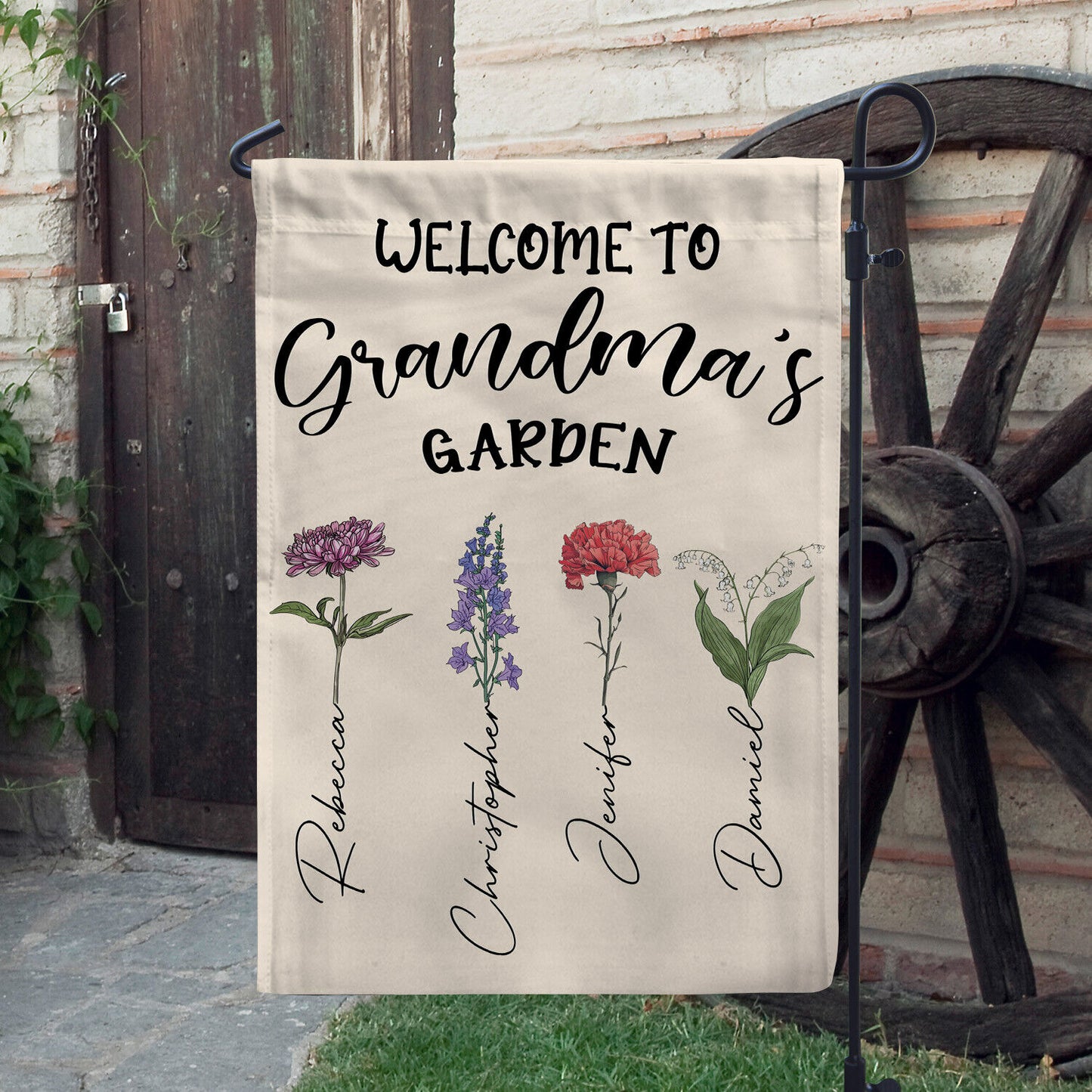 Grandma's Garden Flag