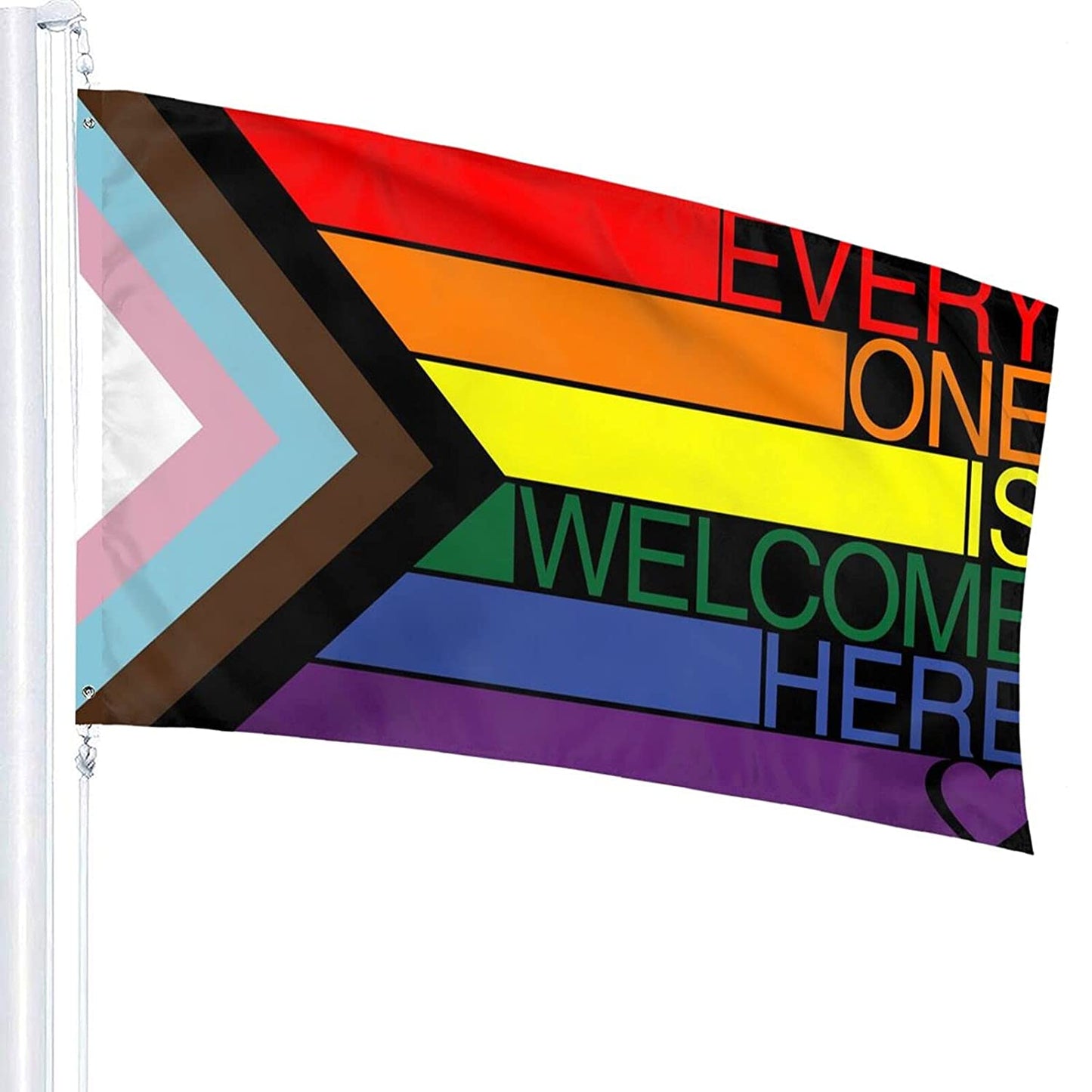 Pride Flag LGBT Rainbow Flags with Brass Grommets Nylon 3'x5'