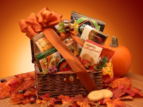 Fall Snack Chest- Thanksgiving gift basket - Fall gift basket