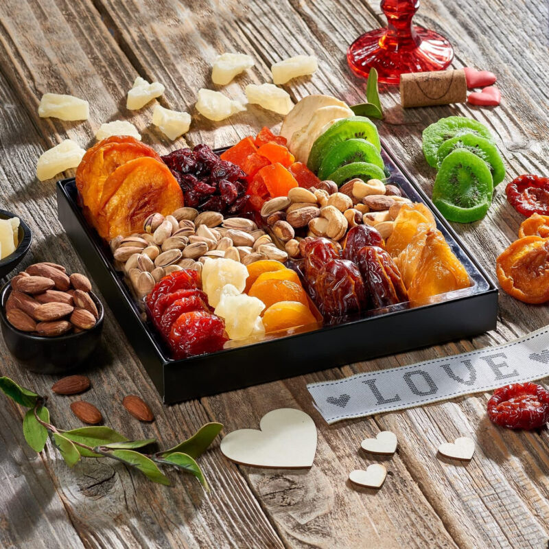 Dried Fruit & Nuts Gift Basket Snack Box