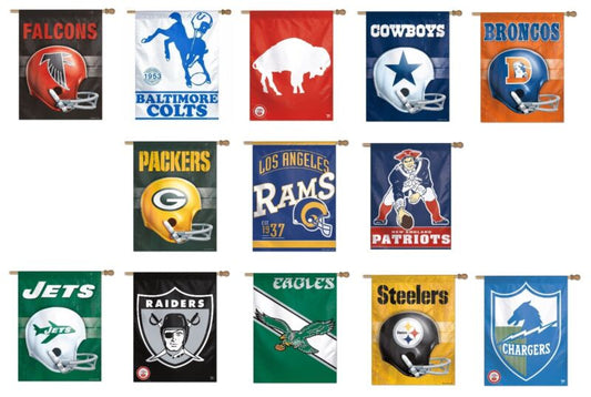 NFL Retro Team House Flags